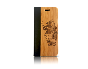 INDIVIDUELL iPhone 14 Pro Bambus-Kunststoff